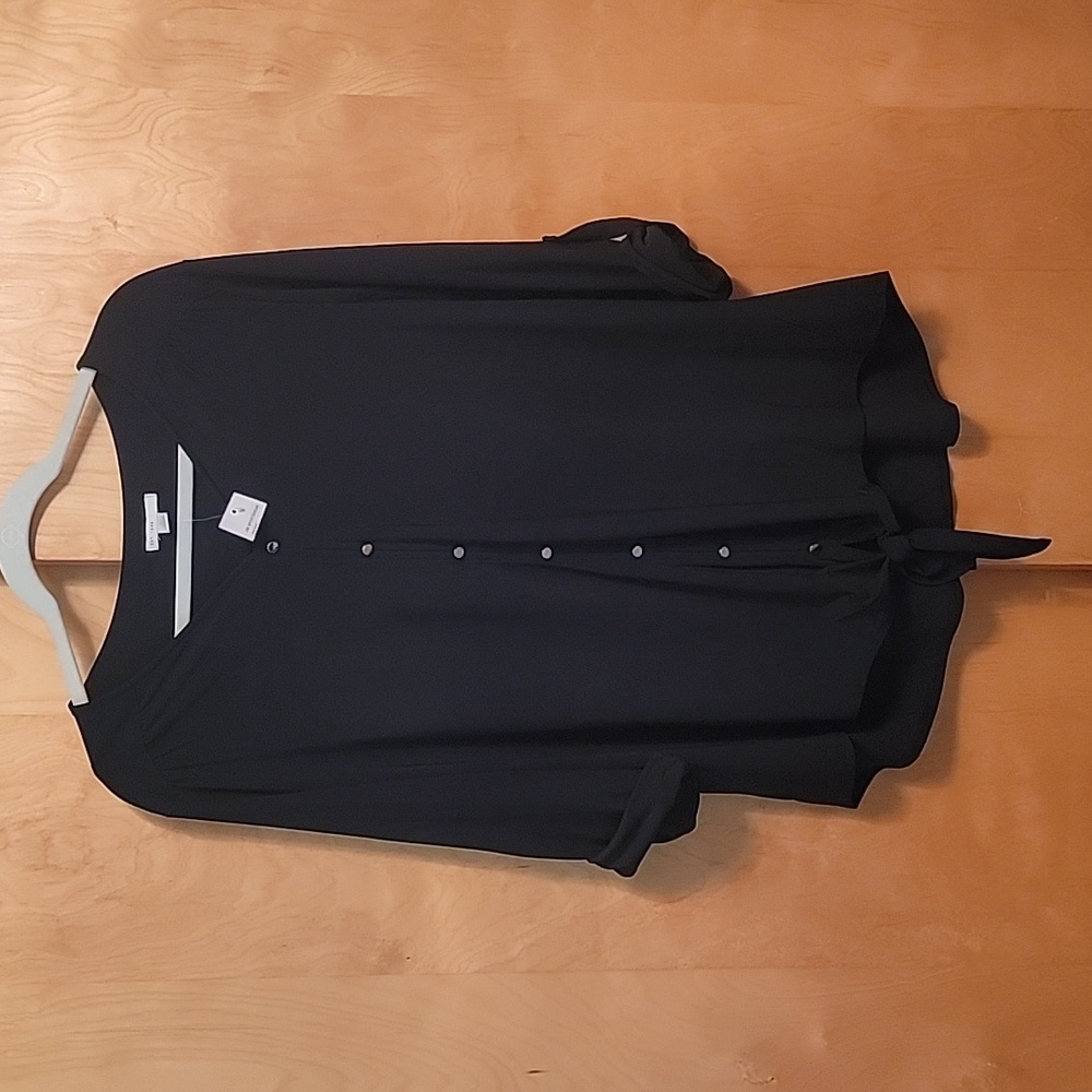 Cato Black Blouse NWT Large